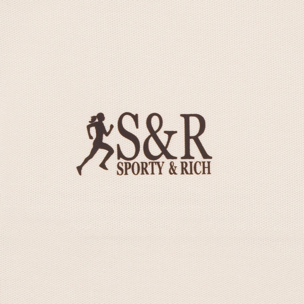 Sporty & Rich Action logo Track Pants - Milk/Cocoa Large - Picture 2 of 8